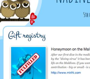 WeddingDonkey - Create your own personal wedding website with online RSVP