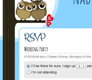 WeddingDonkey - Create your own personal wedding website with online RSVP